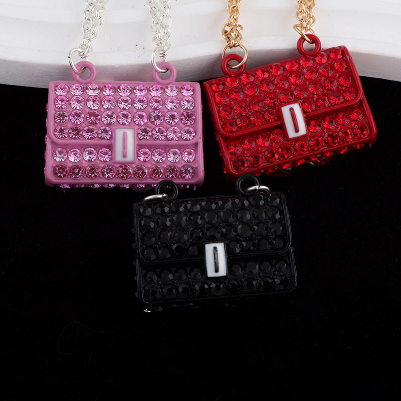 Wholesale Heavy Industry Chain Bag with Fully Drilled Straight Hole Beads